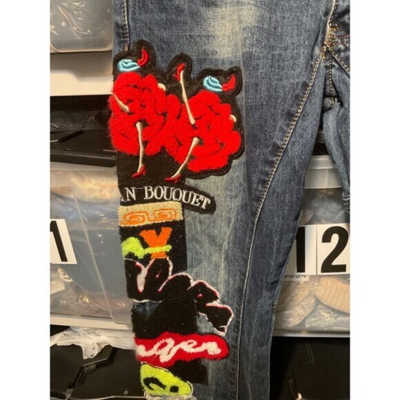 BIEPA Jeans Streetwear Fashion Jeans sz. 32" - Picture 3 of 12